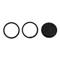 KC HiLiTES FLEX Series Colored Bezel Rings (2 Pack) - Black