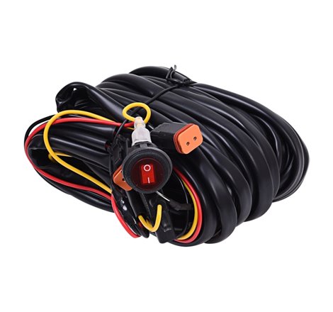 KC HiLiTES Wiring Harness for (2) Backup/Reverse Lights w/2-Pin Deutsch Connectors (110w Max Total)