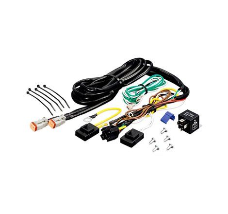 KC HiLiTES Add-On Wiring Harness for 6315 (Runs 1-2 Extra Lights/Relay Included)