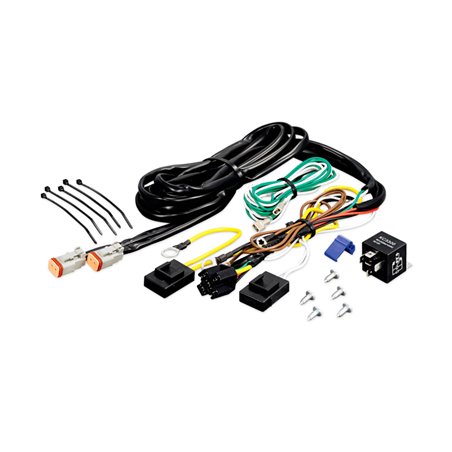 KC HiLiTES Add-On Wiring Harness for 6315 (Runs 1-2 Extra Lights/Relay Included)