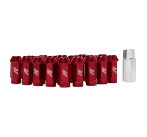 Mishimoto Aluminum Locking Lug Nuts 1/2 x 20 - Red