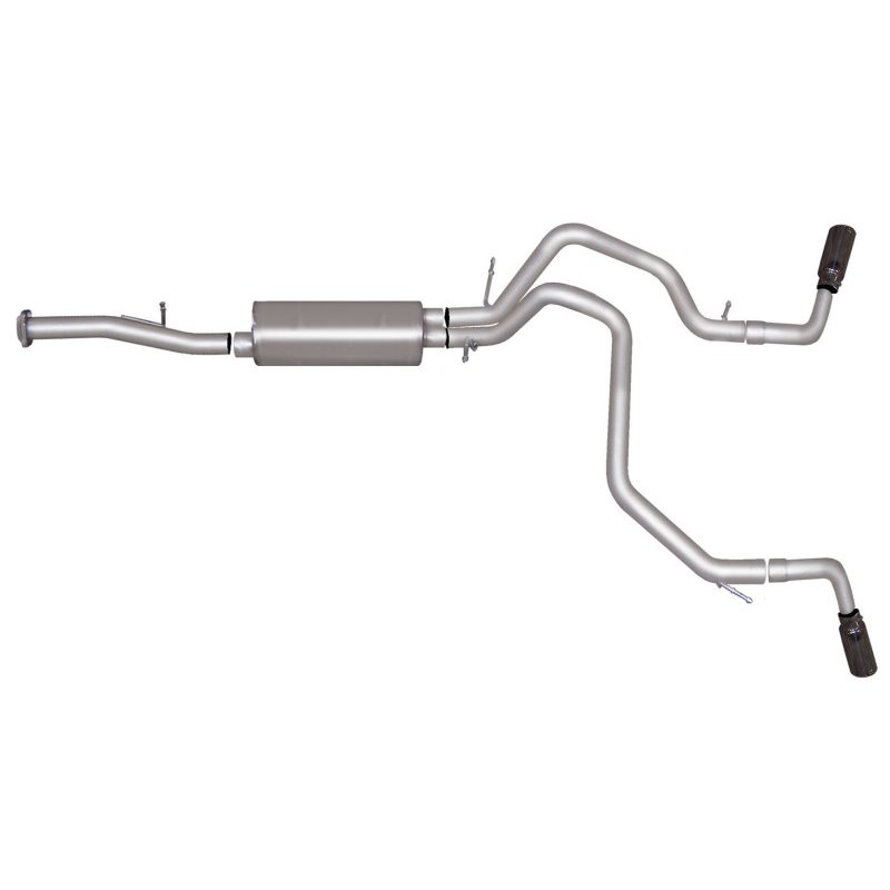 Gibson 07-12 Chevrolet Avalanche LS 5.3L 2.25in Cat-Back Dual Extreme Exhaust - Aluminized