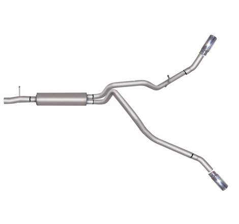 Gibson 11-16 Ford F-250 Super Duty King Ranch 6.2L 2.5in Cat-Back Dual Extreme Exhaust - Aluminized