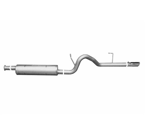Gibson 02-07 Jeep Liberty Limited 3.7L 2.5in Cat-Back Single Exhaust - Aluminized