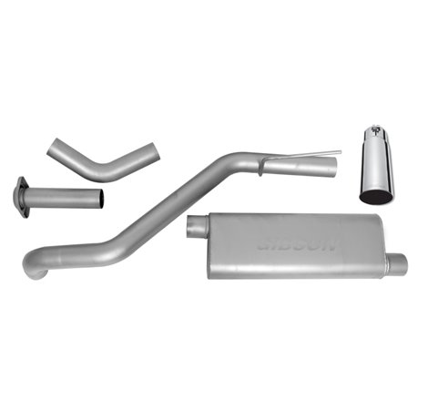 Gibson 05-07 Jeep Grand Cherokee Laredo 4.7L 3in Cat-Back Single Exhaust - Stainless