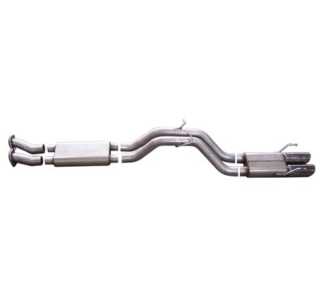 Gibson 06-10 Jeep Grand Cherokee SRT8 6.1L 3in Cat-Back Dual Exhaust - Aluminized