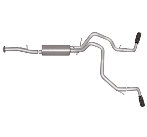 Gibson 07-12 Chevrolet Avalanche LS 5.3L 2.25in Cat-Back Dual Extreme Exhaust - Stainless