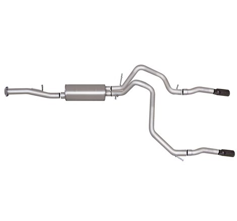 Gibson 07-12 Chevrolet Avalanche LS 5.3L 2.5in Cat-Back Dual Split Exhaust - Stainless