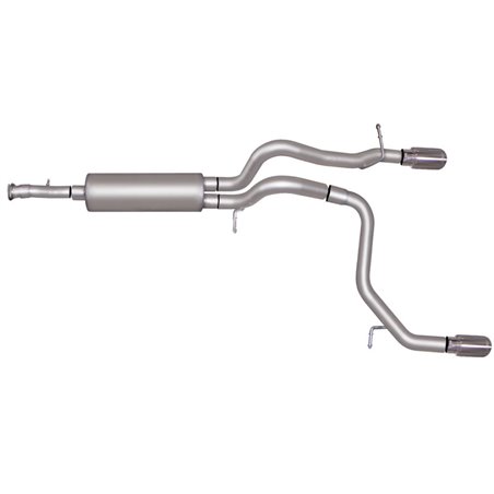 Gibson 07-10 Hummer H3 Base 3.7L 2.5in Cat-Back Dual Split Exhaust - Aluminized