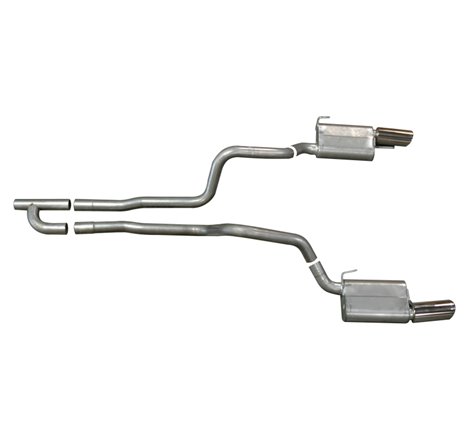 Gibson 05-10 Ford Mustang Base 4.0L 2.5in Cat-Back Dual Exhaust - Aluminized