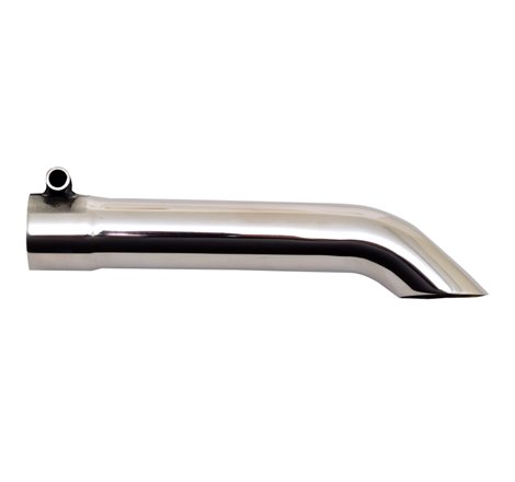 Gibson Turn Down Slash-Cut Tip - 1.5in OD/1.5in Inlet/8in Length - Stainless