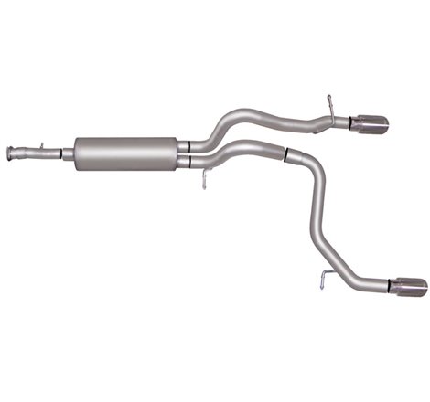 Gibson 07-10 Hummer H3 Base 3.7L 2.5in Cat-Back Dual Split Exhaust - Stainless