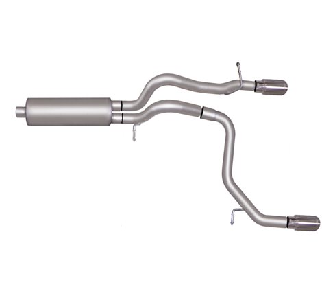 Gibson 08-10 Hummer H3 Alpha 5.3L 2.5in Cat-Back Dual Split Exhaust - Stainless