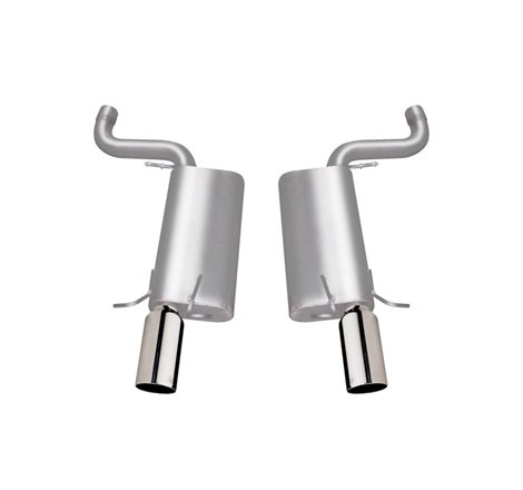 Gibson 06-08 Cadillac STS V 4.4L 2.5in Axle-Back Dual Exhaust - Stainless