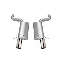 Gibson 06-08 Cadillac STS V 4.4L 2.5in Axle-Back Dual Exhaust - Stainless