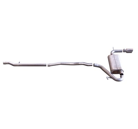 Gibson 07-13 Jeep Patriot LImited 2.4L 2.25in Cat-Back Single Exhaust - Stainless
