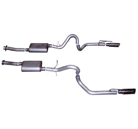 Gibson 99-04 Ford Mustang GT 4.6L 3in Cat-Back Dual Exhaust - Stainless