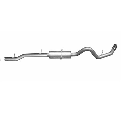 Gibson 03-07 Ford F-250 Super Duty Lariat 6.0L 4in Cat-Back Single Exhaust - Stainless