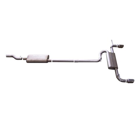 Gibson 07-14 Ford Edge SE 3.5L 2.5in Cat-Back Dual Split Exhaust - Stainless