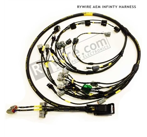 Rywire Honda K-Series AEM Infinity MS Eng Harn w/K20 Coils/02-04 Speed Sensor/EV14 Inj (Adapter Req)