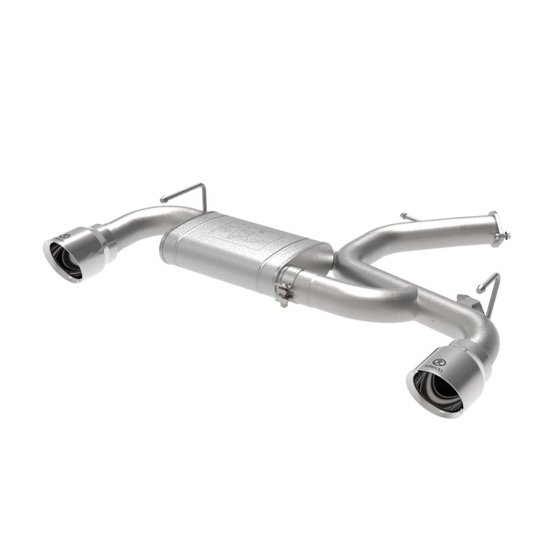 aFe Power Axle Back Exhaust - 19-20 Hyundai Veloster N L4-2.0L (t) w/ Polished tips