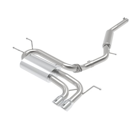 aFe Takeda 2-1/2in SS-304 Cat-Back Exhausts w/ Polished Tip 16-19 Mazda MX-5 Miata ND 2.0T
