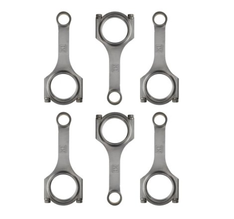 K1 Technologies Forged BMW 140mm 22 Pin H-Beam Connecting Rod Kit - Set of 6