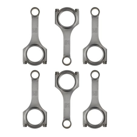 K1 Technologies Forged BMW 140mm 22 Pin H-Beam Connecting Rod Kit - Set of 6