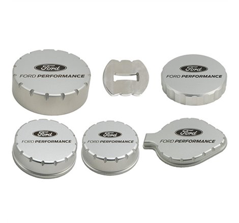 Ford Racing 15-19 Mustang 2.3L/5.0L/5.2L Aluminum Machined Engine Cap Covers