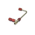 Nitrous Express 4150 Gemini SS Solenoid to Plate Connectors - Red