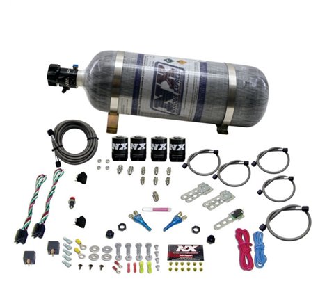Nitrous Express Ford EFI Dual Stage Nitrous Kit (50-150HP x 2) w/Composite Bottle