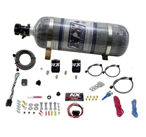 Nitrous Express Universal Fly By Wire Single Nozzle Nitrous Kit w/12lb Composite (Incl TPS Switch)