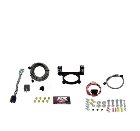 Nitrous Express 11-15 Ford Mustang GT 5.0L Coyote 4 Valve Nitrous Plate Kit (50-200HP) w/o Bottle