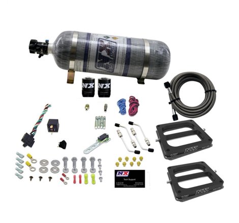 Nitrous Express Dual/Dominator/Gasoline Nitrous Kit (50-300HP) w/Composite Bottle