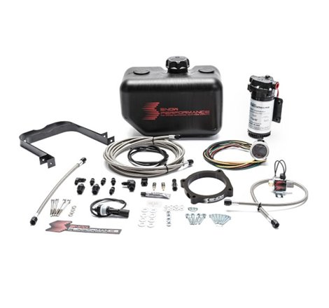 Snow Performance Stg 2 Boost Cooler Challenger/Charger Hellcat Water Inj Kit (SS Braid Line/4AN Fit)