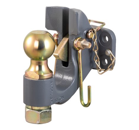 Curt SecureLatch Ball & Pintle Hitch Combination (2-5/16in Ball 20000lbs)