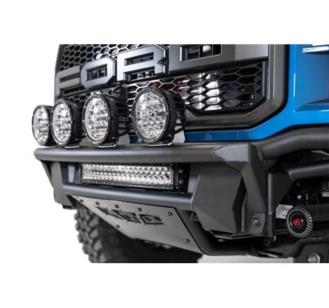 Addictive Desert Designs 17-20 Ford Raptor Pro Bolt-On Front Bumper - Hammer Black