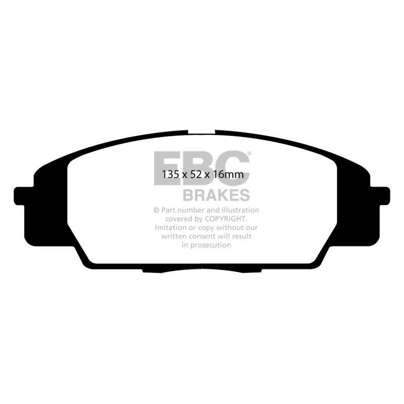 EBC 07-11 Acura CSX (Canada) 2.0 Type S Bluestuff Front Brake Pads