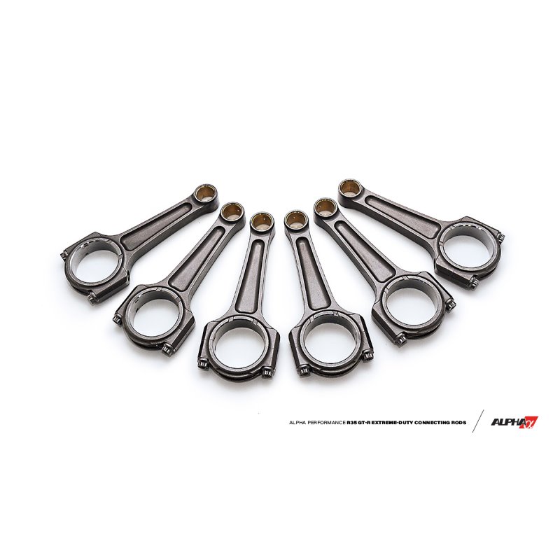 AMS Performance 2009+ Nissan GT-R R35 VR38 Alpha Extreme Duty I-Beam Connecting Rods - Set of 6