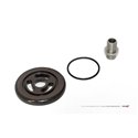 AMS Performance 09+ Nissan GT-R R35 Alpha Billet Oil Filter Adapter w/Street Filter for Cooling Kit