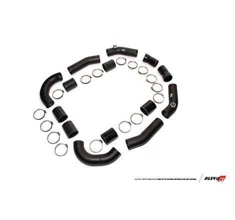 AMS Performance 2009+ GT-R R35 Alpha Upper I/C Pipe (Use w/Stock I/C/TiAL Flange/Carbon Manifold)