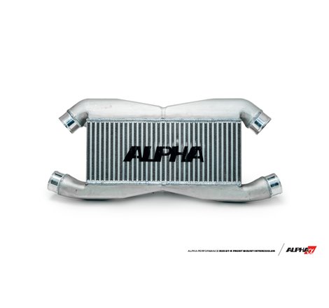 AMS Performance 2009+ Nissan GT-R R35 Replacement Alpha Front Mount Intercooler for IC Piping w/Logo