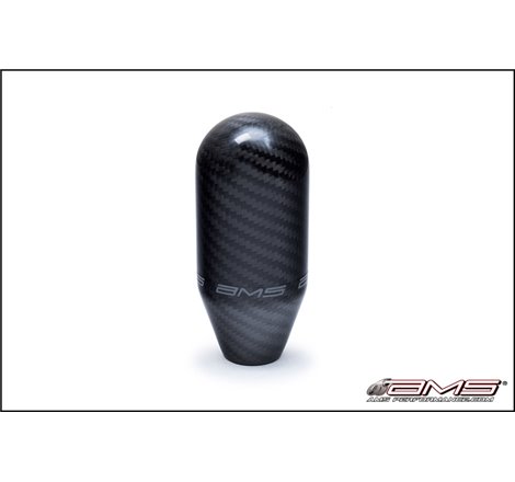 AMS Performance 01-07 Mitsubishi EVO VII/VIII/IX/X 5 Speed Carbon Fiber Shift Knob w/Logo