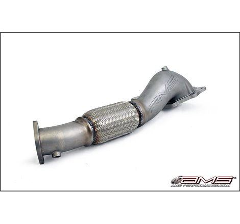 AMS Performance 08-15 Mitsubishi EVO X Widemouth Downpipe w/Turbo Outlet Pipe