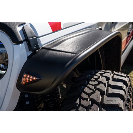Bushwacker 2020 Jeep Gladiator Launch Edition Flat Style Flares 4pc - Black