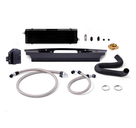 Mishimoto 15-17 Ford Mustang GT Right-Hand Drive Thermostatic Oil Cooler Kit - Black