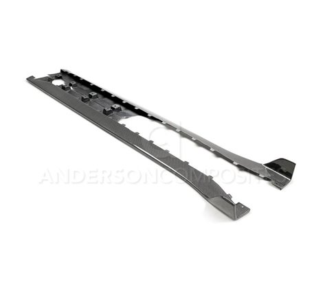 Anderson Composites 2020 Ford Mustang Shelby GT500 Carbon Fiber Rocker Panel Splitters