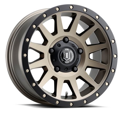 ICON Compression 17x8.5 5x150 25mm Offset 5.75in BS 110.1mm Bore Bronze Wheel