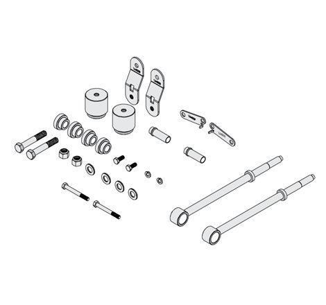 ICON 05-07 Ford F-250/F-350 Front 4.5in Box Kit