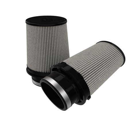 aFe Black Series Replacement Filter w/ Pro DRY S Media 4.5x3IN Fx6x5IN Bx5x3-.75 Tx7IN H - (Pair)